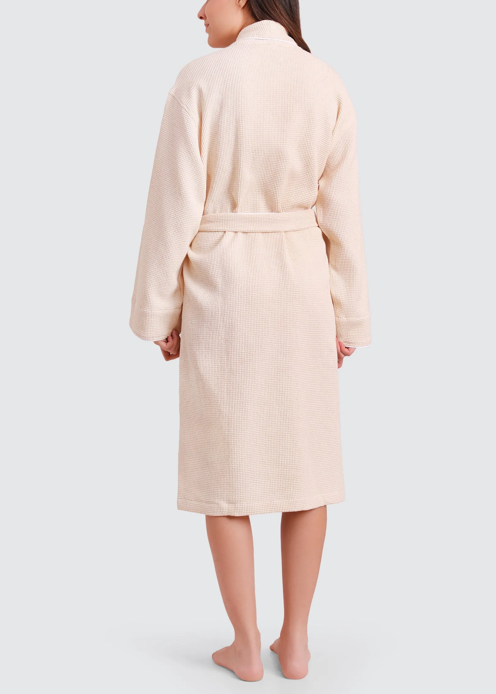 Women's Organic Waffle Spa Bathrobe (3 Colors)