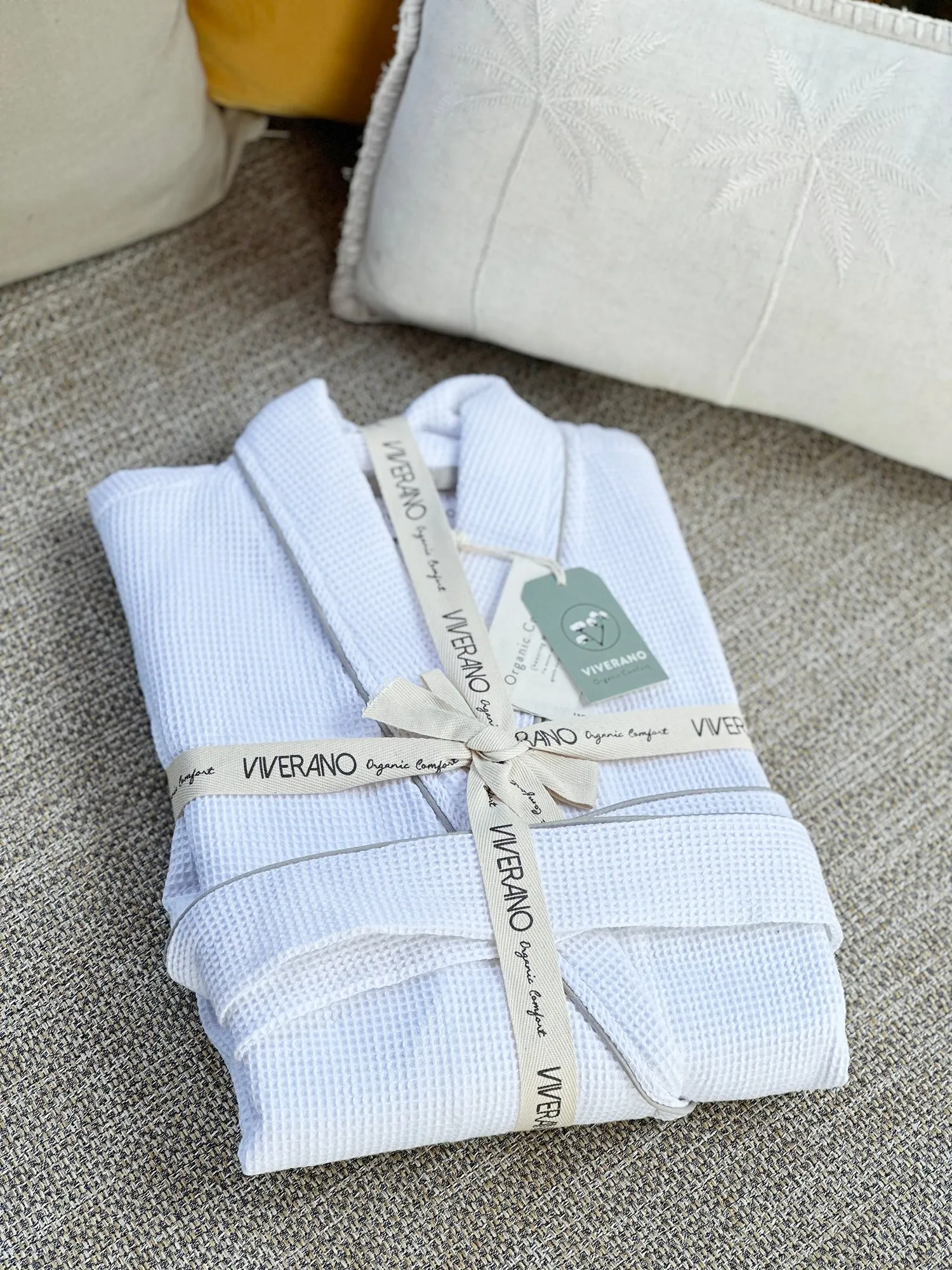 Women's Organic Waffle Spa Bathrobe (3 Colors)